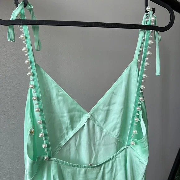Mint high low For Love and Lemons dress - Picture 6 of 9